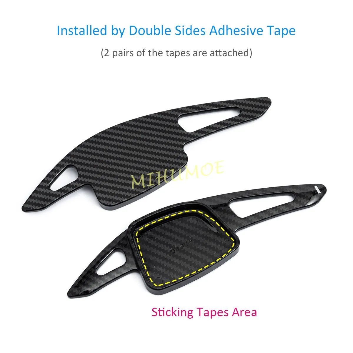 ألياف الكربون نظرة عجلة القيادة مجداف التحول تمديد ل 2019-2025 أودي A3 قسط A4 B9 A5 A6 C8 A7 2024 2023 2022 2021 2020