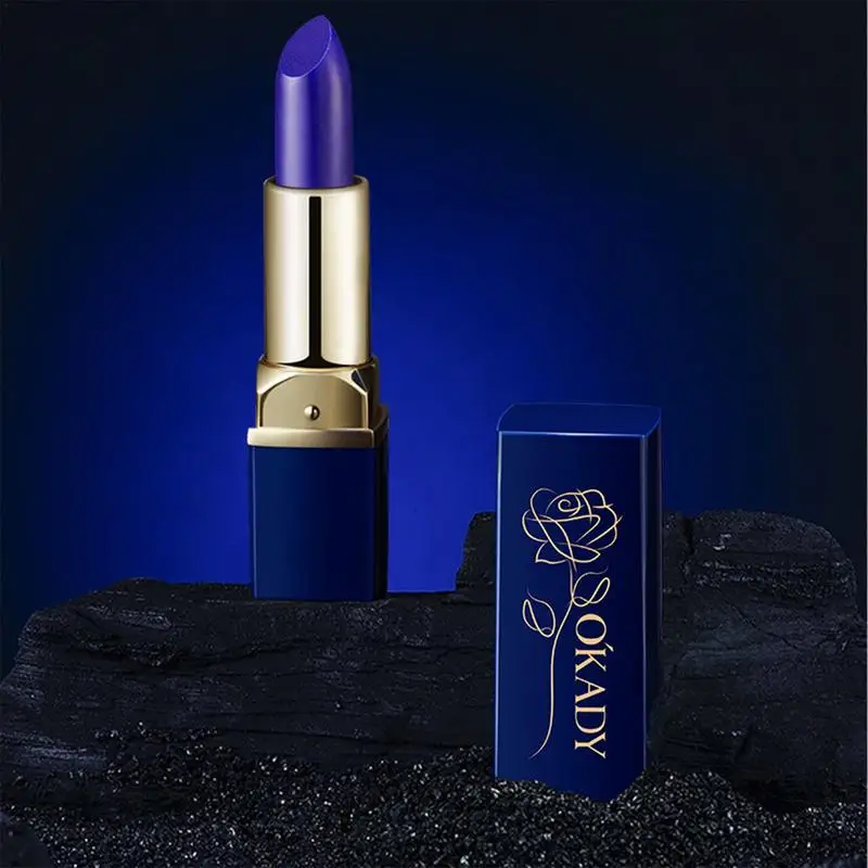 Rossetto idratante colore blu che cambia rossetto temperatura balsamo per le labbra balsamo per le labbra idratante nutriente per ragazza