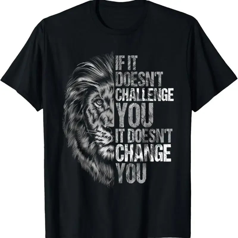 Motivation Workout And Gym Quotes Lion Mindset Training T Shirt