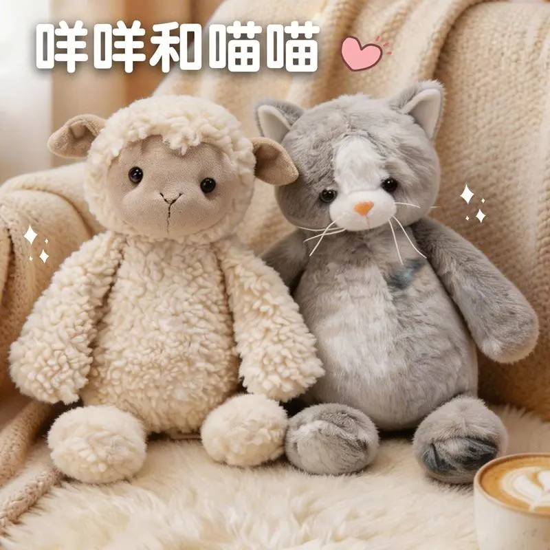 

Cute Cartoon Plush Toy Soft Stuffed Doll Lovely Animal Plushies for Kid Gift Comfortable Companion Plush Doll for Boys and Girls