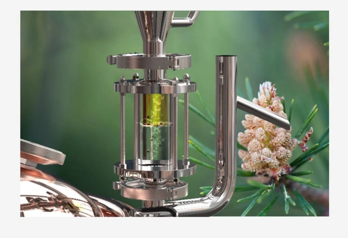 

Distillation DW hydrosol machine plant essential oil extraction equipment high-end household small distillation machine extracto