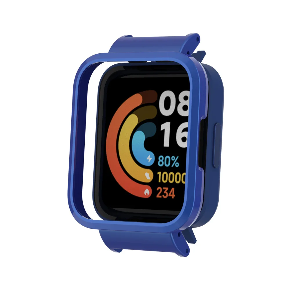 ตัวเรือนนาฬิกาโลหะสแตนเลสเหมาะสำหรับเรดมี่ วอทช์ 2/3/4 ซีรีส์กรอบโลหะชุบสำหรับเรดมี่ วอทช์ ซีรีส์