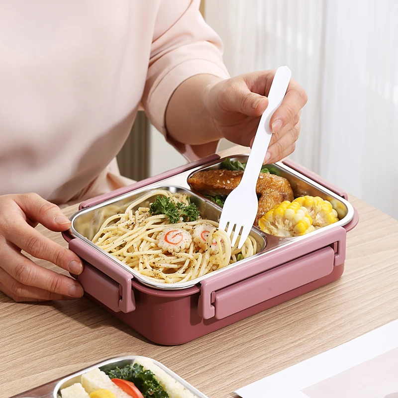 Cute kids bento lunch  with  and lunch  sets bpa free - lunch  kids for school children