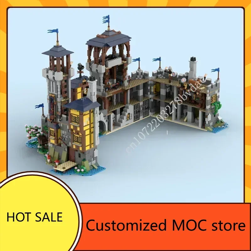 

3211 шт., замок Лорда Сокол, MOC, креативный средневековый замок, пазлы, архитектурная сборка, детская игрушка на день рождения, подарок для детей, возраст