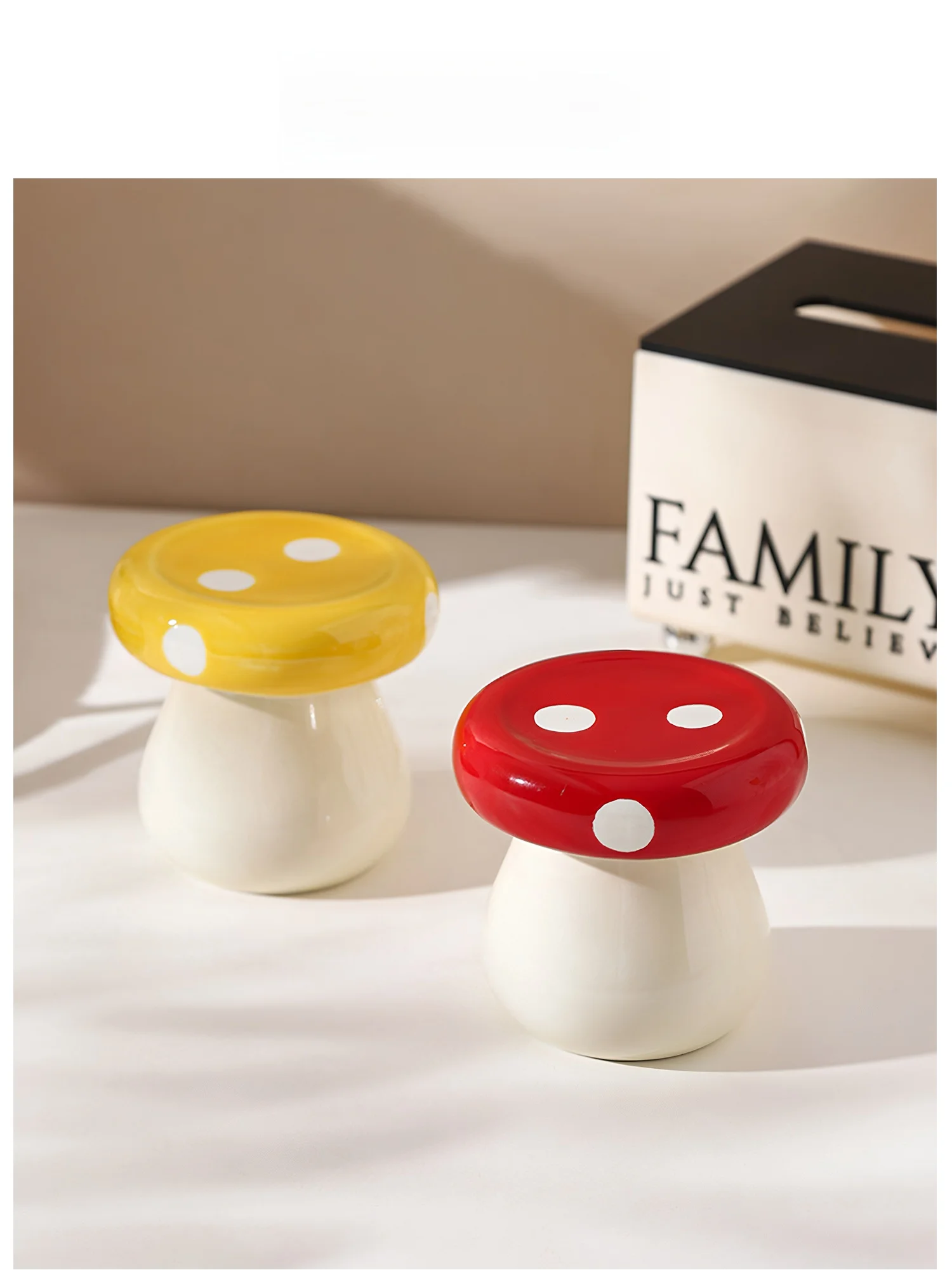 EKU pro  - Tarro de cerámica personalizado para hisopos de algodón, bonito soporte para palillos, contenedor de almacenam...
