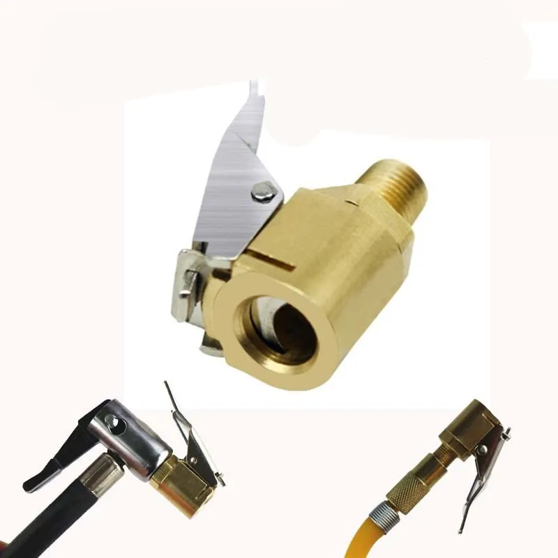 Herramienta de reparación de bomba de coche, Clip de válvula de 8mm, Clip de mandril de bomba de aire, Conector de válvula de inflado de neumáticos de camión y coche, latón abierto, 1 ud.