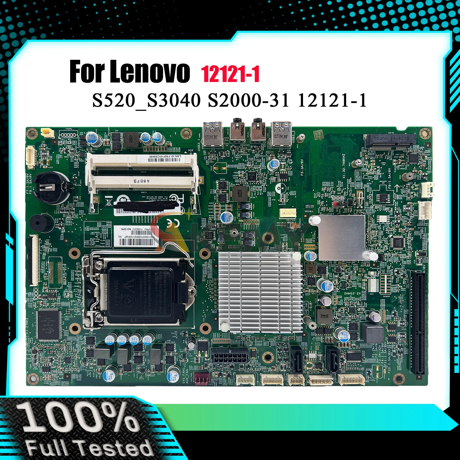 

Универсальная материнская плата 12121-1 для Lenovo ThinkCentre M7250Z с IH81SG PIH81F DDR3, 100% полностью протестирована