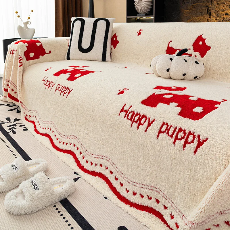 

Жаккардовый чехол для дивана, ткань, новое утолщенное цельное полотенце для дивана с защитой от царапин, все включено, приятное для кожи, дышащее, зимнее