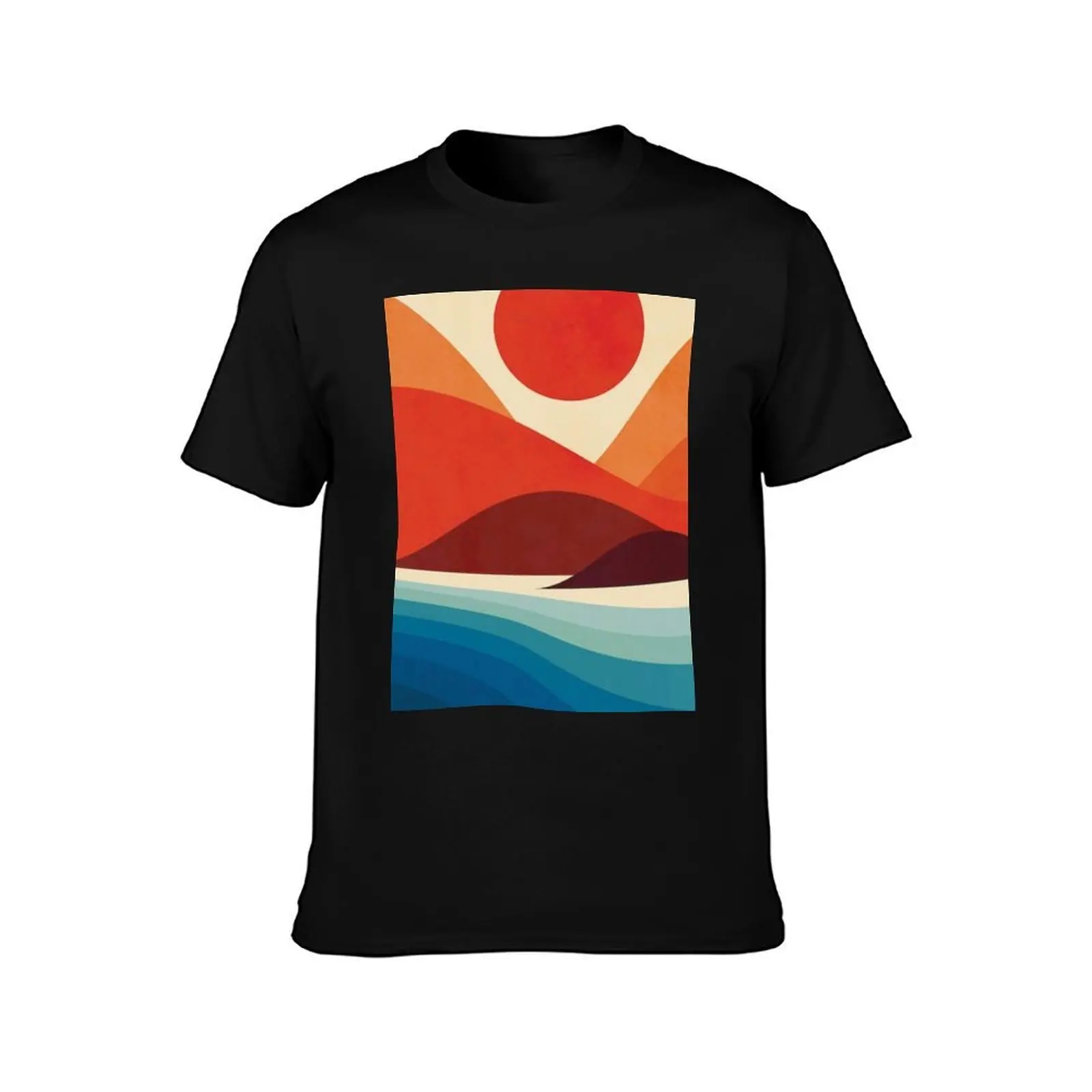 Copy of The golden hour T-Shirt, Summer Casual Cotton Tee, Oversized Streetwear Tops, Vintage Graphic Print, Unisex Men Women