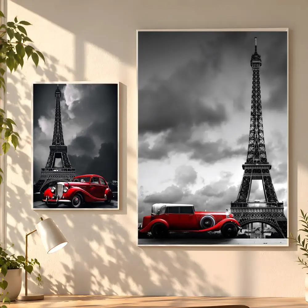 London Street Scenery Red Telephone Booth And Big Ben Poster Creative Room Art For Dorm Bedroom Study Apartment Home Gift