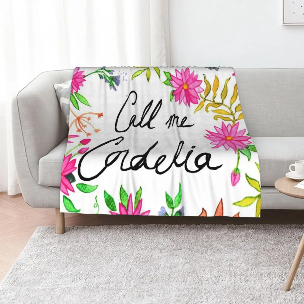 

Call Me Cordelia - Anne of Green Gables Throw Blanket bed plaid Sofa Throw valentine gift ideas Luxury Thicken Blankets