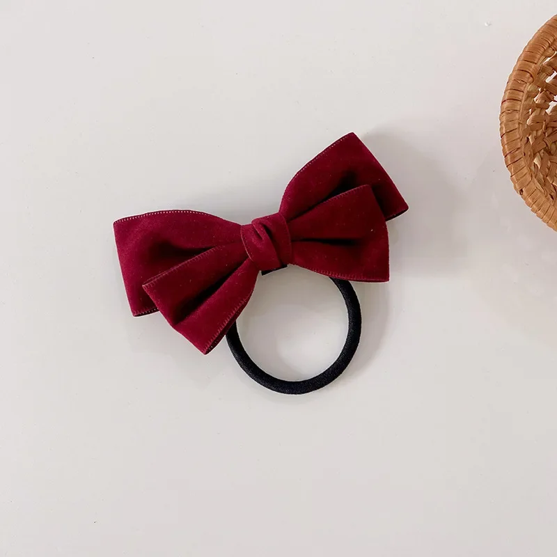 Baby Girls Bowknot Nylon Headband Newborn Elastic Bow Shape Headwear Accessories Hair Ring Child Kids Hair Band Gifts