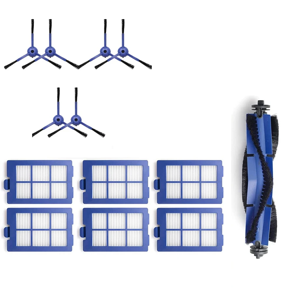 Replacement Parts Roller Brush Side Brushes HEPA Filter for Eufy X8 Hybrid Robot Vacuum Cleaner Accessories