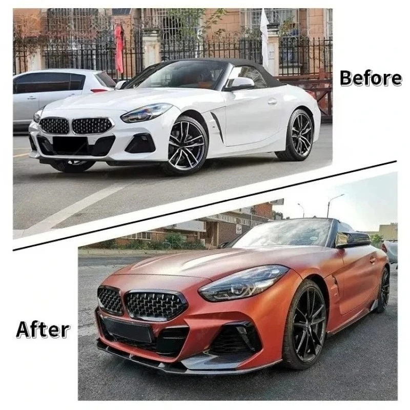 

For Z4 G29 Front Lip Rear Diffuser Side Skirts Spoiler Body Kit AC Style Carbon Fiber Body Kit