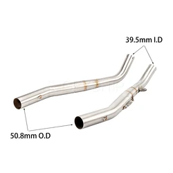 Voor Honda Varadero 1000 1999-2014 Xl 1000 V XL1000V XL1000 Escape Slip-On Motorfiets Uitlaat Mid link Pijp 51Mm