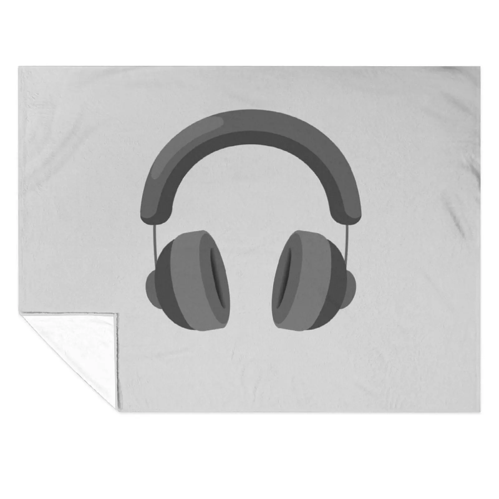 

Headphone HeadphonesEarphone Gift Throw Blanket Designers Thin manga Polar Blankets