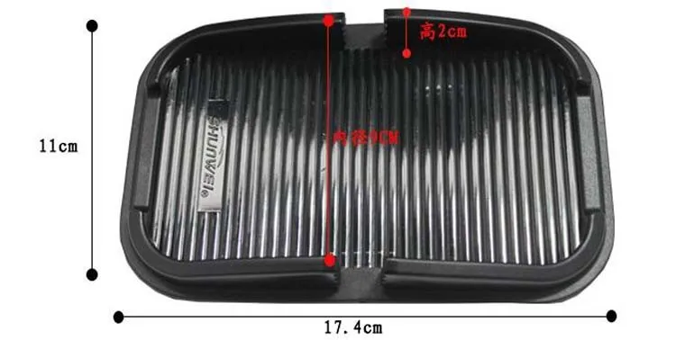 Universele auto dashboard antislip grip pad antislip siliconen mat voor telefoon GPS houder - dashboard antislip mat auto accessoires