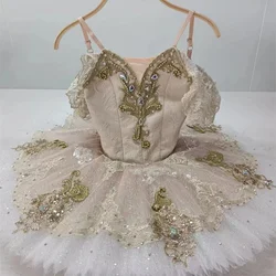 High Quality High-end Professional Costom Color Costom Size Kids Girls Adult Women Performance Wear Beige Classical Ballet Tutu