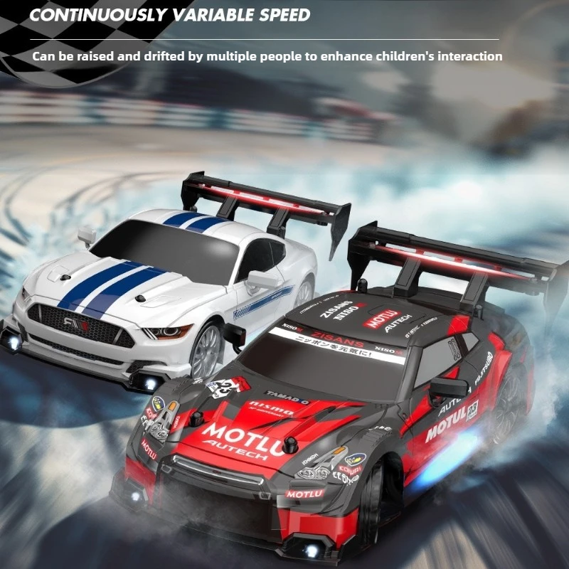 لعبة سيارة رائعة هدية عيد ميلاد - نمط ساخن عالي السرعة 4WD Rc Drift Car، 1:24 سيارات Rc صغيرة، نموذج سيارة للتحكم عن بعد، ألعاب للأولاد