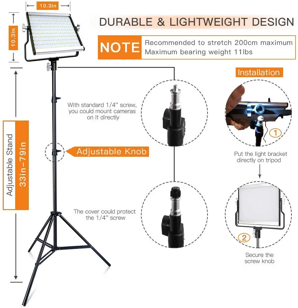 Travor-バイカラーledスタジオライトキット,3200-5600k,cri96,2個,写真およびビデオ用の可変輝度ライト,撮影,uブラケット付き