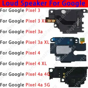 Bilashmart Google Pixel 3 3a 4 4a XL 4G 5G 3XL 3aXL 4XL Bottom Loudspeaker External Speaker Sound Module Board Replace Spare Parts