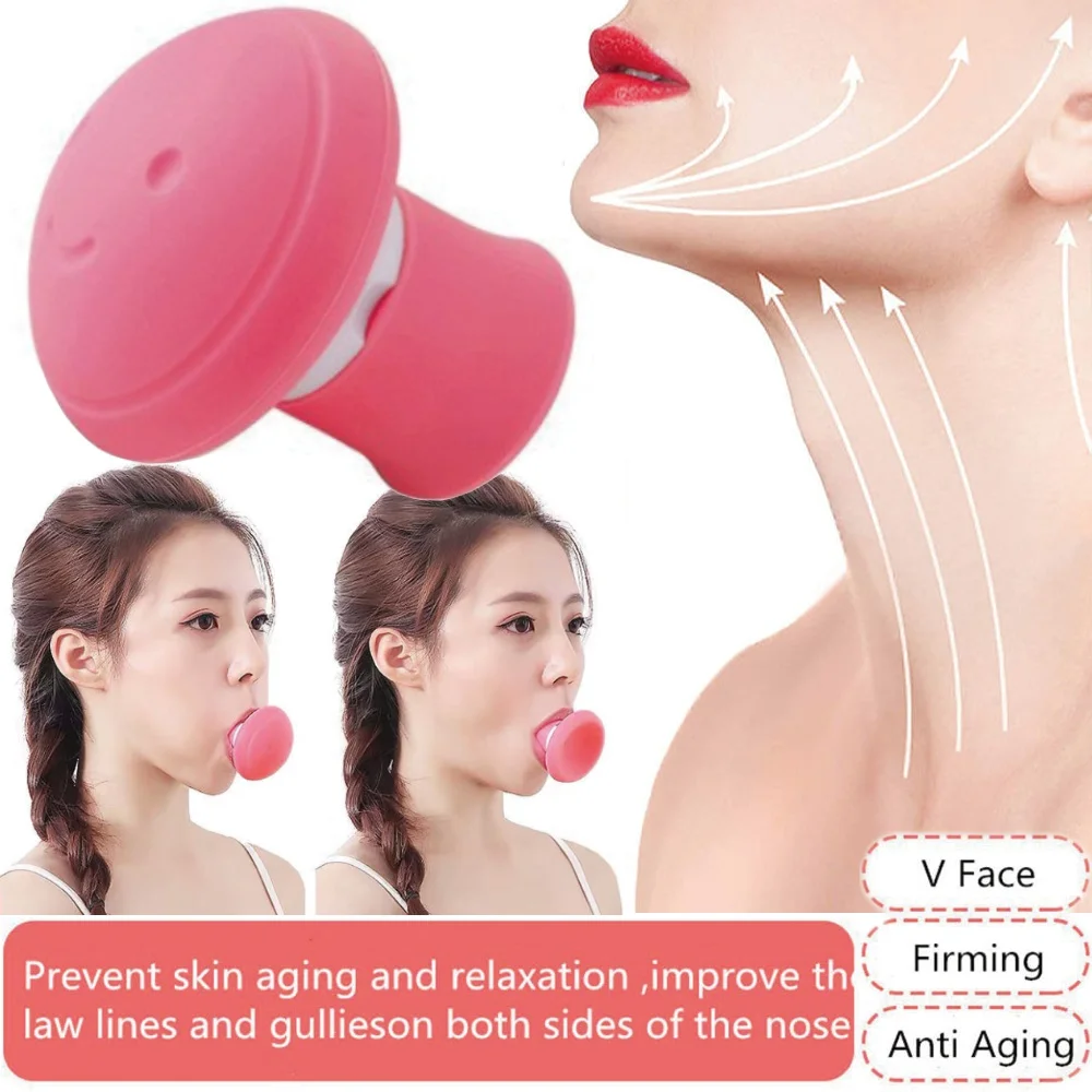 

Face Slimming Tool Bite Muscle Trainer Jaw Line V Shape Exerciser Face Lift Exercise To Slimmer Reduce Double Chin for Women