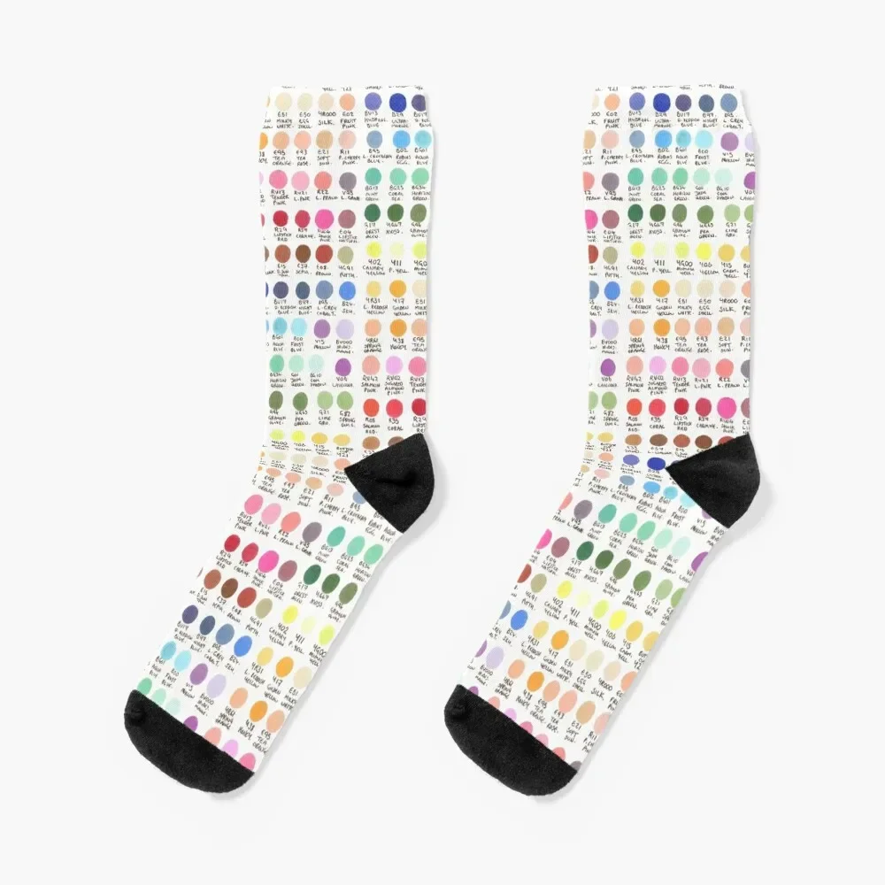 Stephs Marker Swatches! Socks hockey tennis christmas gift Men Socks Luxury Brand Women's