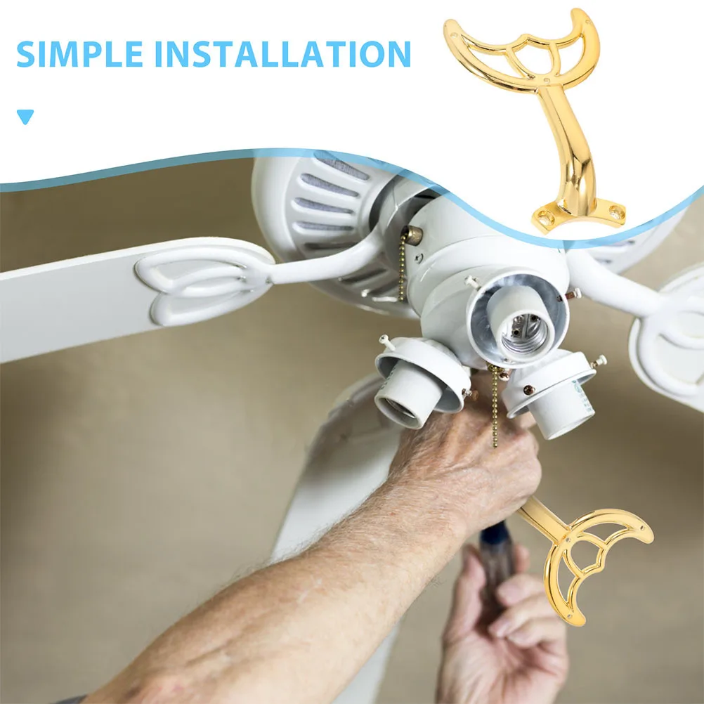 3pcs Metal Arms Replacement Ceiling Fan Brackets For Stable Installation In Homes Offices Malls Ceiling Fan Hardware Fixtures