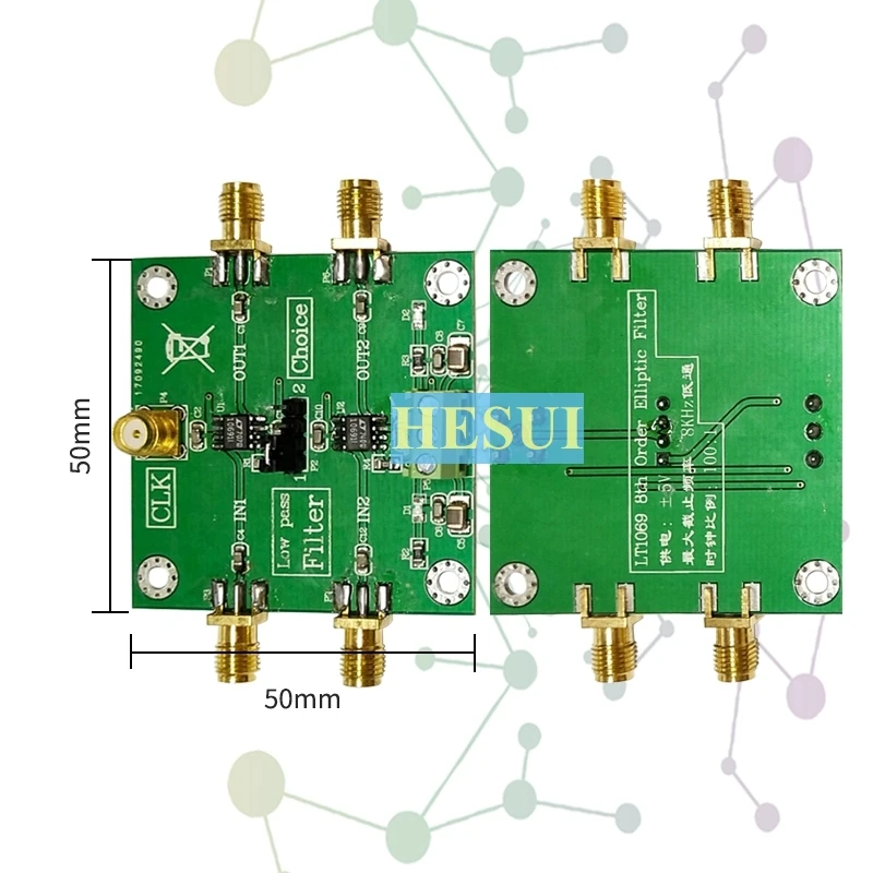 LTC1069 Low-pass filter 8-order progressive elliptic low-power two-way programming