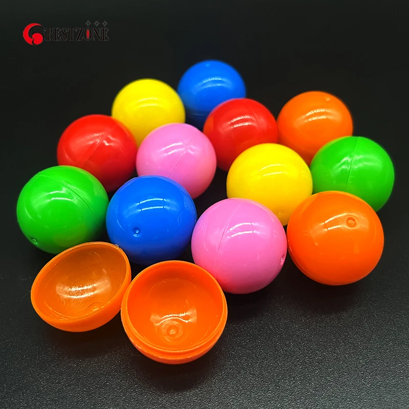 50Pcs Plastic Toy Capsule Surprise Balls 3cm Twist Egg Vending Capsule Blind Box for Gumball Machine Party Favors 30mm Can Open