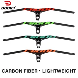 DODICI Carbon Handlebar 28.6mm/31.8mm Integrated Bar Mountain Bicycle Handlebar Glossy black Bike Parts