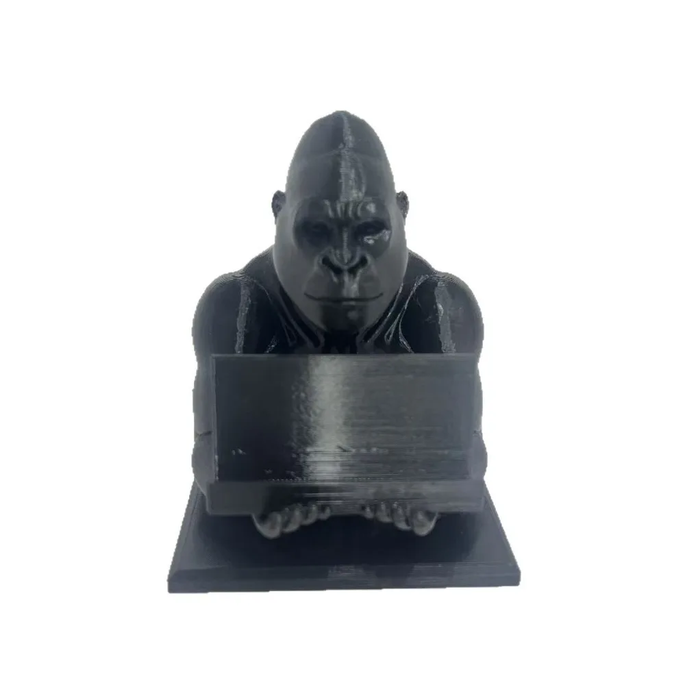Divertido Soporte con Forma de Gorila, Decoraciones Impresas en 3D, Adornos de Gorila, Creativo Porta Tarjetas de Visita Multifuncional para Escritorio