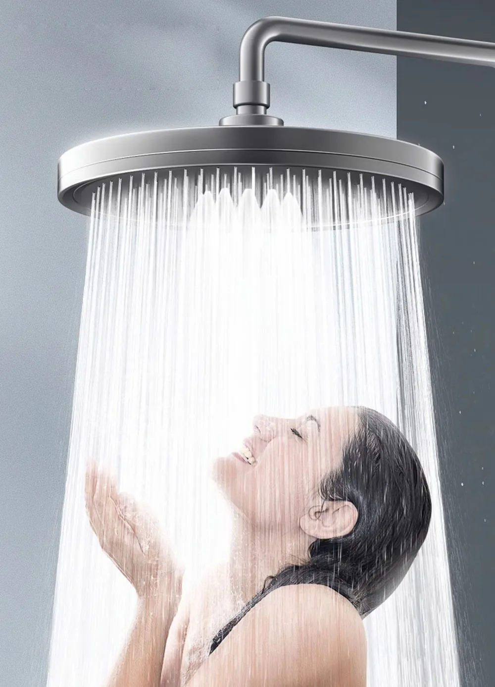 6 Modes Rainfall Shower Head Bathroom High Pressure Top Rain Shower Heads Shower Faucet Accessories With Filter image 2