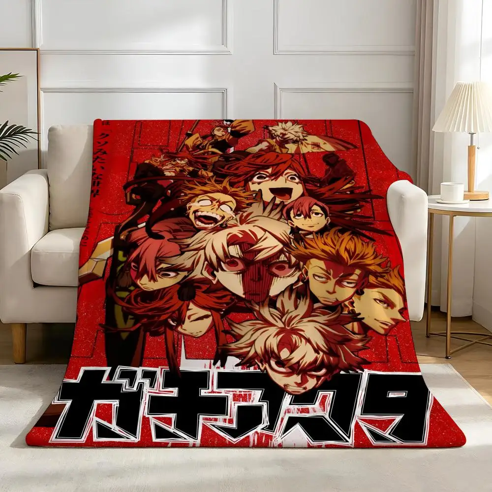 Manga G-Gachiakuta Throw Hot High-Density Short Plush Blanket Soft Skin-Friendly for Sofa Nap Air-Conditioned Room