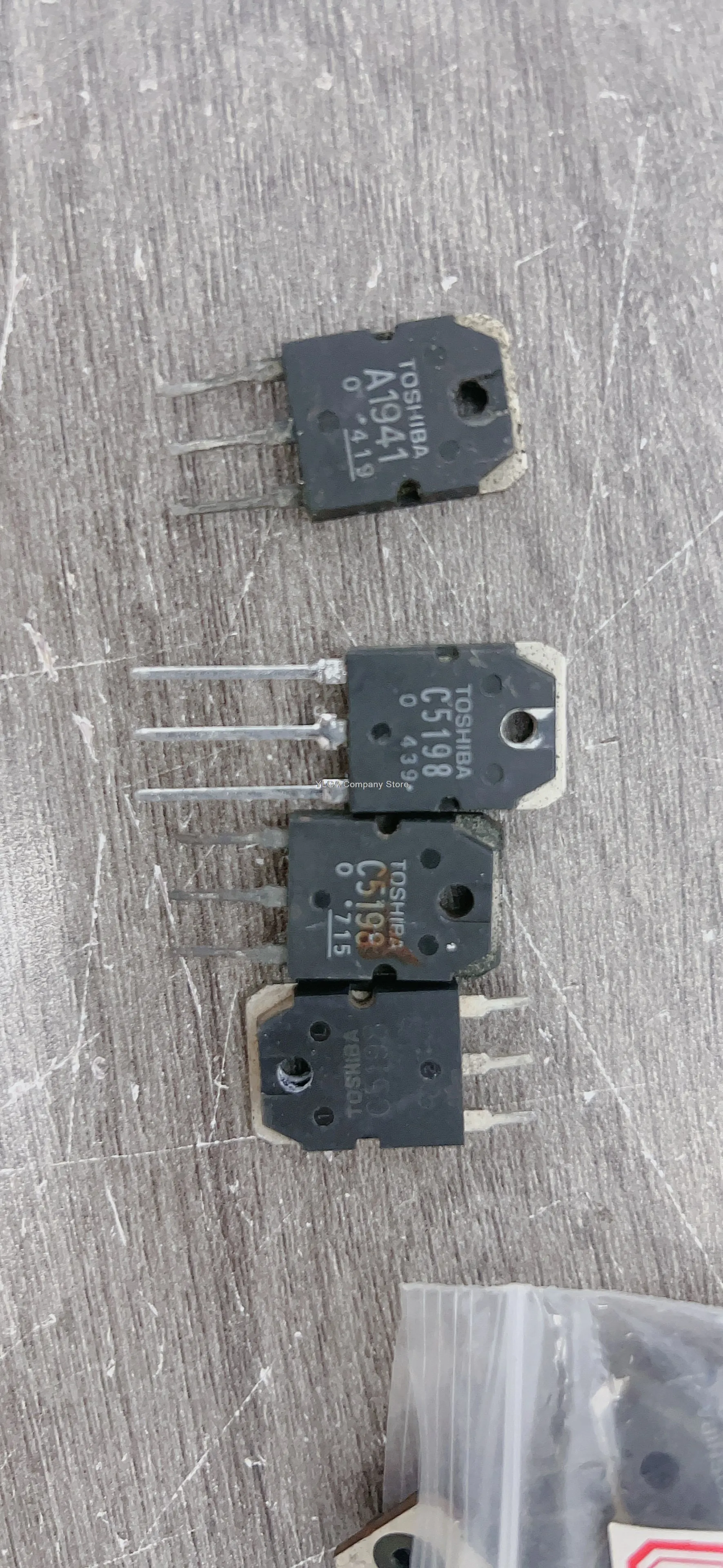 2SA1941 2SC5198 A1941 C5198 amplificador de Audio de desmontaje Original par de tubos 10 Uds