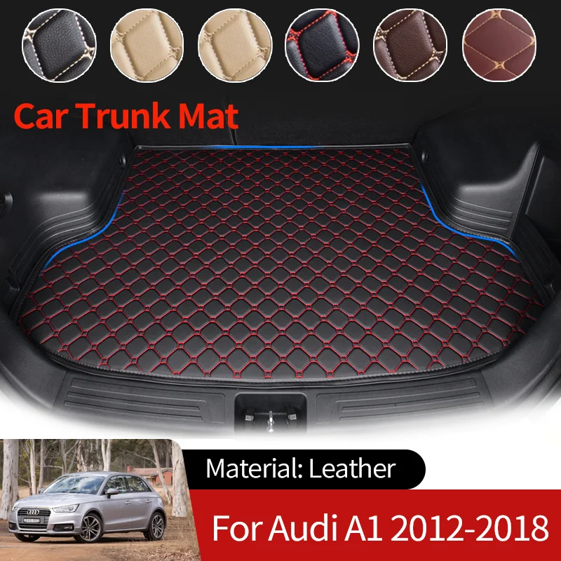 for Audi A1 Sportback 8X MK1 2012~2018 Auto Boot Liner Cargo Rear Trunk Mats Luggage FLoor Tray Waterproof Carpets Accessories