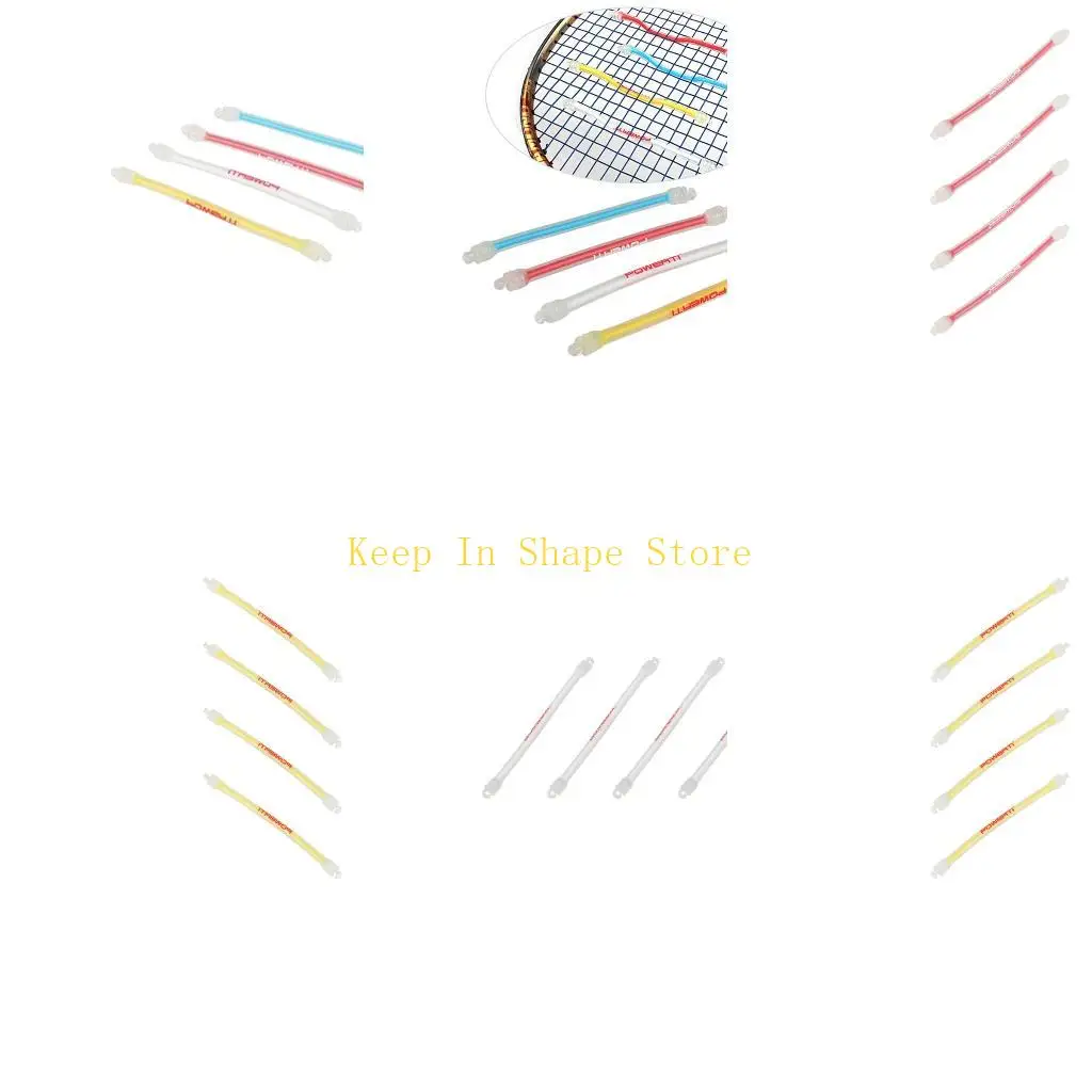 

U1JC Pack of 4 Tennis Vibration Dampeners Shock Absorbers Suitable for Tennis String