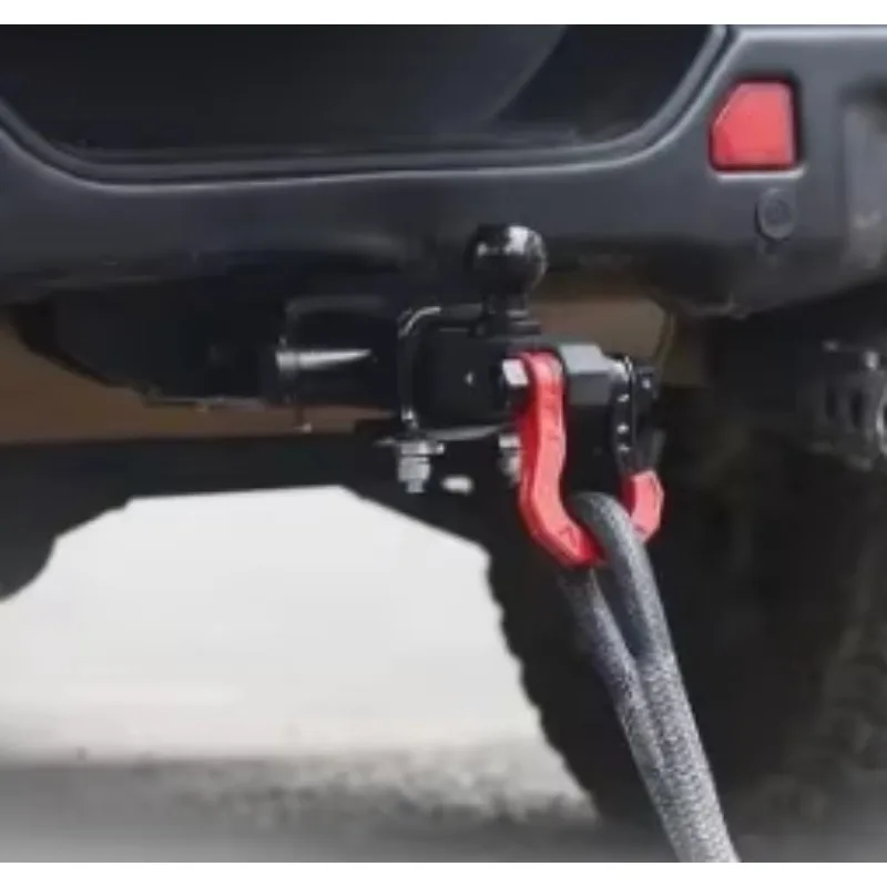 Shackle U-Shaped Tow Hook with Magnet Heavy Duty D-Ring 8 Ton Capacity Off-Road Recovery Durable Trailer Hitch Car Accessories