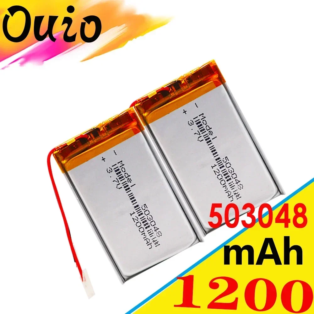 Rechargeable Li-ion 503048 Bateria 1200mAh Lipo Battery Lithium Li-Po Polymer Batteries For GPS MP3 MP4 MP5 Bluetooth Speaker