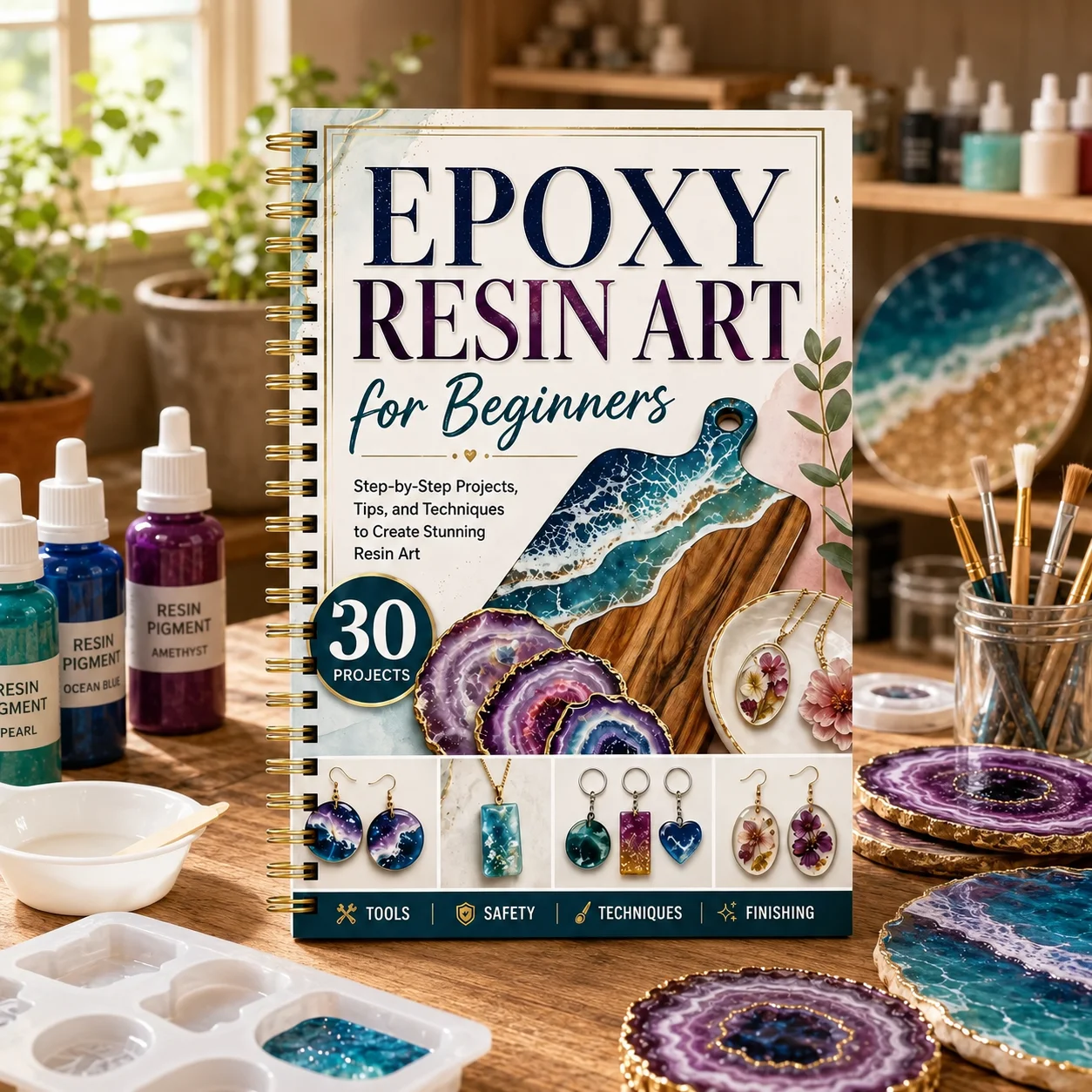 Art Craft Ideas For Adults - Epoxy Resin Art for Beginners, A5