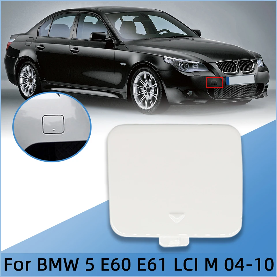 

Auto Parts Front Bumper Tow Hook Eye Shell For BMW 5 Series E60 E61 LCI M-Sport 2004 2005-2010 Towing Hauling Trailer Cover Cap