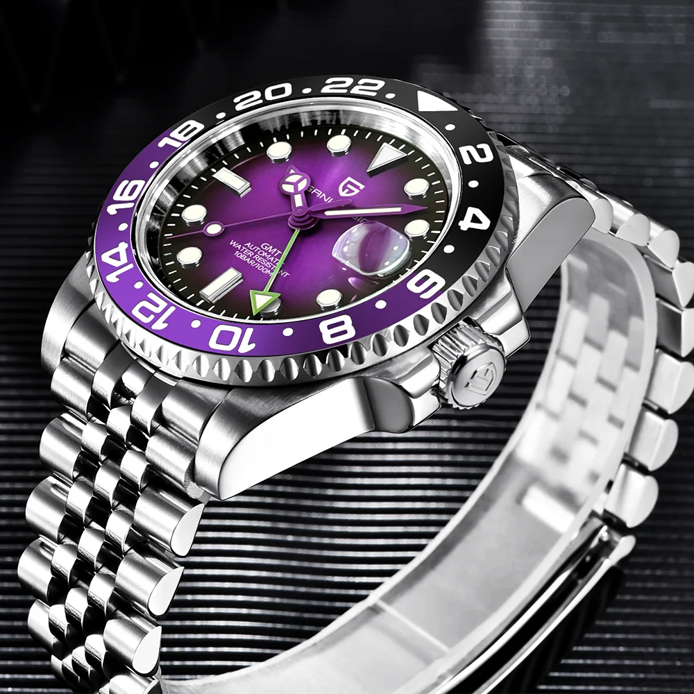 Pagani Design GMT Automatic Watch Review: Sapphire Crystal, Ceramic Bezel and Stainless Steel Business Diver for Men