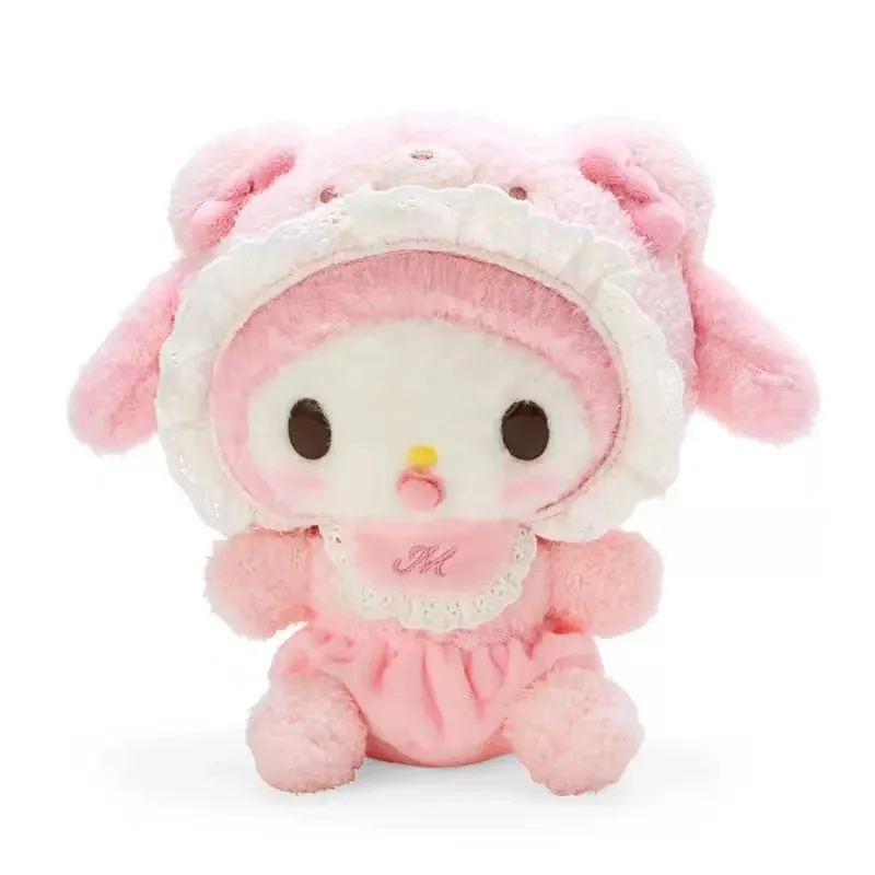 Cinnamoroll-muñeco de peluche de Hello Kitty para niñas, regalo de cumpleaños para niños, bolsa colgante, llavero Kuromi, llavero My Melody, 20cm