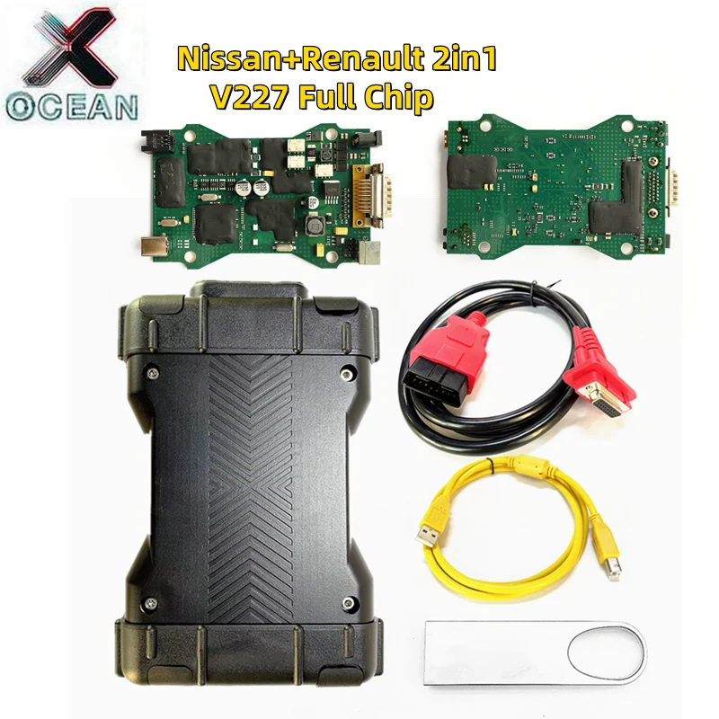 Latest 2-in-1 Renault 2-in-1 Nissan V227 ECU Code Programming Multifunction Car Diagnostic Tool Best Price