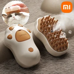 Xiaomi 3 in 1 Pet Brush Cat Steam Brush Comb Dog Brush Electric Spray Cat Hair Brushes Massage Pet Grooming Hair Removal Combs