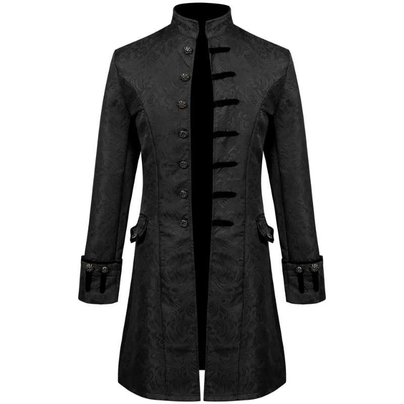 الربيع والخريف جديد أزياء القرون الوسطى الإسبانية الرجال بلون الجاكار أداء الملابس سترة مهرجان اللعب ازياء