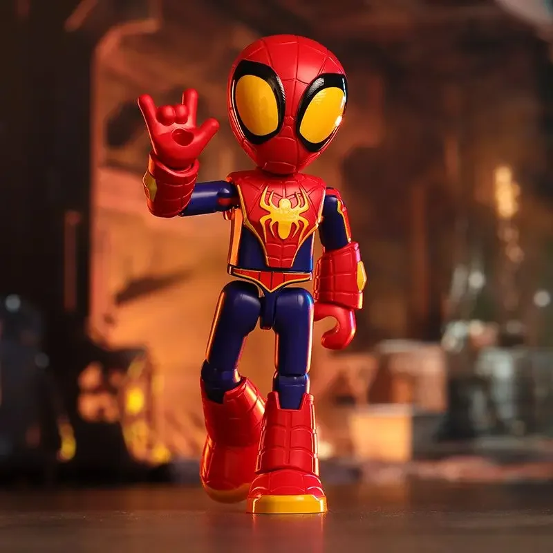 アベンジャーズの関節式アクションフィギュア,スパイダーマン,ハルク,ブラックパンサー,手のおもちゃ,創造的なモデル,デスクオーナメントギフト