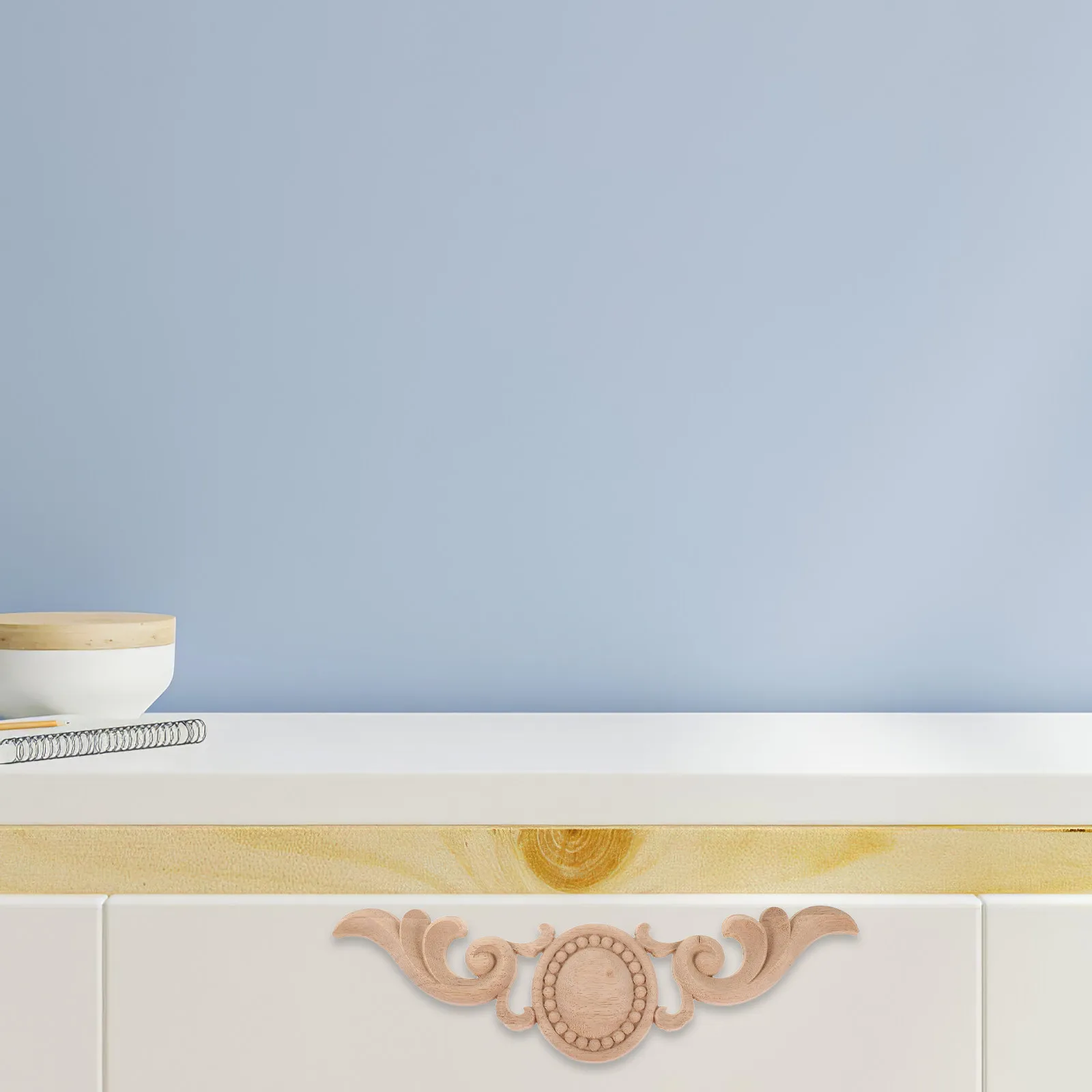 

2 шт. Деревянные резные угловые аппликации для мебели, декоративные деревянные накладки, молдинги, цветочные элементы для самостоятельного декорирования кроватей и шкафов