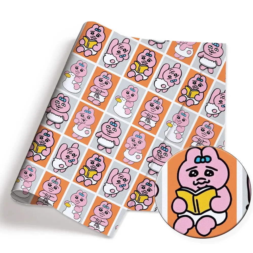 Polyester Katoen Cartoon Stof 140*50Cm Handgemaakt Naaien Patchwork Quilten Baby Jurk Thuis Blad Bedrukt Stof Naaien Kinderen