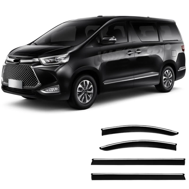 Window Visor Side Window Deflector Car Rain Guard Visor For JAC Refine M6 2021 2022 2023